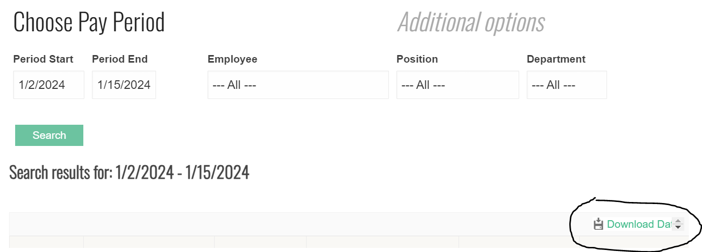 tip reports export