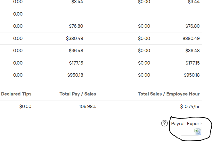 toast payroll export